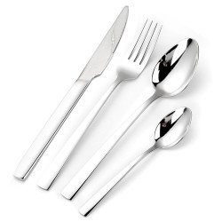 Bruno Σετ Μαχαιροπίρουνα Ανοξείδωτα Dioni, Ασημί, 16Τμχ