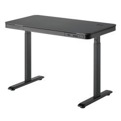 Brateck Ηλεκτρικό Γραφείο S08-22Dsww, Ρυθμιζόμενο Ύψος, 120X60Cm, Μαύρο