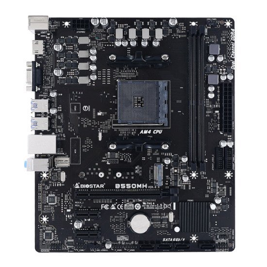 Biostar Μητρική B550Mh, 2X Ddr4, Am4, Usb 3.2, Uatx, Ver. 3.0 Biostar Μητρική B550Mh, 2X Ddr4, Am4, Usb 3.2, Uatx, Ver. 3.0