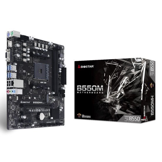 Biostar Μητρική B550Mh, 2X Ddr4, Am4, Usb 3.2, Uatx, Ver. 3.0 Biostar Μητρική B550Mh, 2X Ddr4, Am4, Usb 3.2, Uatx, Ver. 3.0