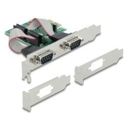Delock Κάρτα Επέκτασης Pcie Σε 2X Rs-232 90007
