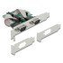 Delock Κάρτα Επέκτασης Pcie Σε 2X Rs-232 90007