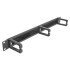 Delock Cable Management 66488, 19"/1U Rack, 3X Γάντζοι & Βούρτσα, Μαύρο