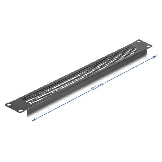 Delock Κάλυμμα Panel 66488 Για 19"/1U Rack, Με Αεραγωγούς, Μαύρο Delock Κάλυμμα Panel 66488 Για 19"/1U Rack, Με Αεραγωγούς, Μαύρο