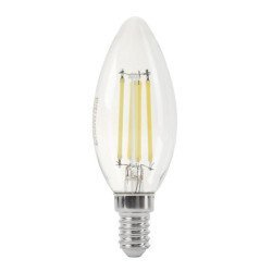 Optonica Led Λάμπα Candle C35 1472, Filament, 4W, 2700K, 400Lm, E14