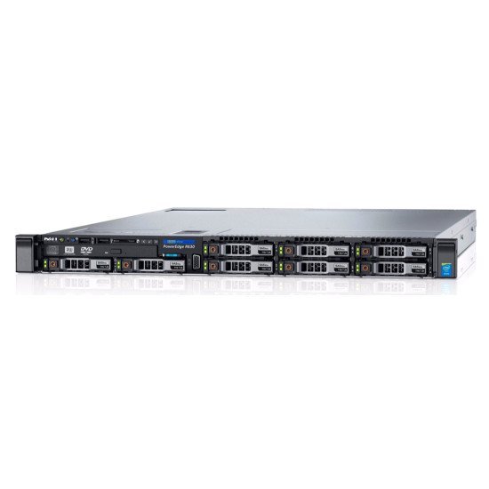 Dell Server R630, 2X E5-2640 V3, 32Gb, 2X 750W, 10X 2.5", H730, Ref Sq