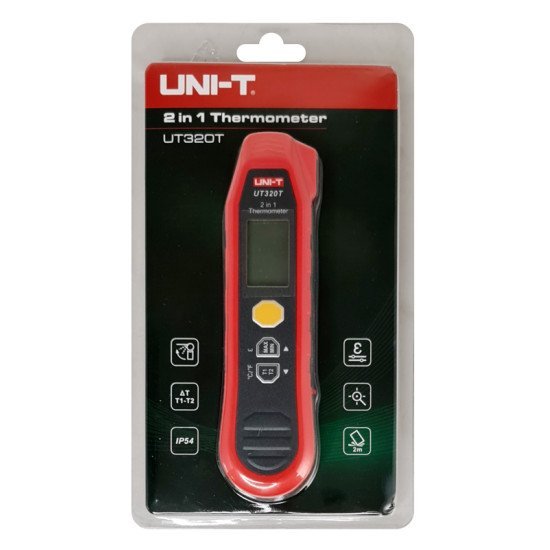 Uni-T Ψηφιακό Θερμόμετρο Τροφίμων Ut320T, -40~300 °C, Ip54 Uni-T Ψηφιακό Θερμόμετρο Τροφίμων Ut320T, -40~300 °C, Ip54