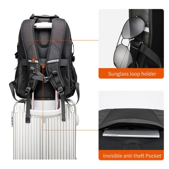 Arctic Hunter Τσάντα Πλάτης B00388 Με Θήκη Laptop 15.6", Usb, 27L, Γκρι Arctic Hunter Τσάντα Πλάτης B00388 Με Θήκη Laptop 15.6", Usb, 27L, Γκρι