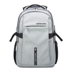 Arctic Hunter Τσάντα Πλάτης B00388 Με Θήκη Laptop 15.6", Usb, 27L, Γκρι