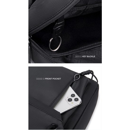 Arctic Hunter Τσάντα Ώμου K00527 Με Θήκη Tablet, 5L, Κόκκινη