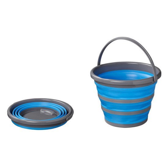 Proplus Πτυσσόμενος Κάδος 370307, 10L, Μπλε/Γκρι Proplus Πτυσσόμενος Κάδος 370307, 10L, Μπλε/Γκρι