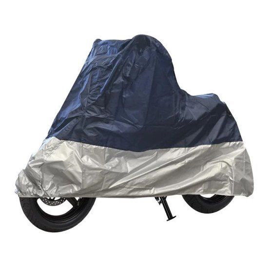 Proplus Κουκούλα Μηχανής 610257 Με Θήκη, Xl 246X104X127Cm, Μπλε/Ασημί Proplus Κουκούλα Μηχανής 610257 Με Θήκη, Xl 246X104X127Cm, Μπλε/Ασημί