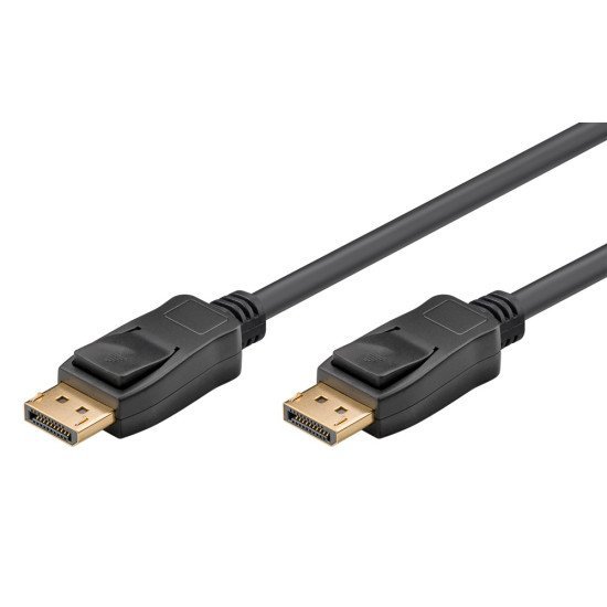 Goobay Καλώδιο Displayport 64797, 8K/60Hz, 32.4Gbps, 1M, Μαύρο Goobay Καλώδιο Displayport 64797, 8K/60Hz, 32.4Gbps, 1M, Μαύρο