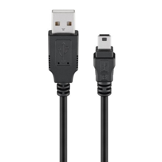 Goobay Καλώδιο Usb Σε Usb Mini 50767, 480Mbps, 1.8M, Μαύρο Goobay Καλώδιο Usb Σε Usb Mini 50767, 480Mbps, 1.8M, Μαύρο