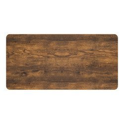 Brateck Επιφάνεια Γραφείου Tp12060R-2P, 120X60X1.8Cm, Καφέ Ξύλινη