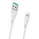 Celebrat Καλώδιο Lightning Σε Usb Cb-18I, 15W 2.4A, 480Mbps, 1M, Λευκό Celebrat Καλώδιο Lightning Σε Usb Cb-18I, 15W 2.4A, 480Mbps, 1M, Λευκό