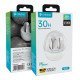 Celebrat Earphones Με Θήκη Φόρτισης W51, True Wireless, Λευκά