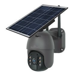 Powertech Smart Ηλιακή Κάμερα Pt-1175, 3Mp, Wifi, Sd, Ptz, Ip65