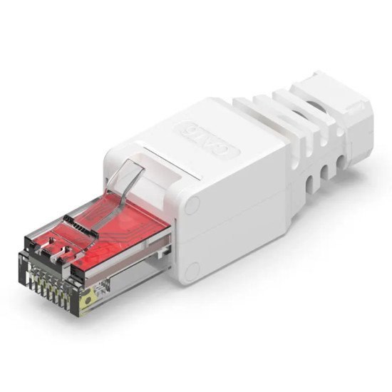 Powertech Βύσμα Δικτύου Rj45 Cab-N350, Cat 6A Utp, Tool-Free, Λευκό Powertech Βύσμα Δικτύου Rj45 Cab-N350, Cat 6A Utp, Tool-Free, Λευκό