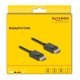 Delock Καλώδιο Displayport 2.1 80492, 8K/60Hz 4K/120Hz 40 Gbps 1M, Μαύρο Delock Καλώδιο Displayport 2.1 80492, 8K/60Hz 4K/120Hz 40 Gbps 1M, Μαύρο