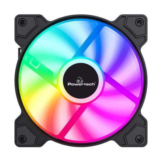 Powertech Ανεμιστήρας Pt-1170 Για Pc, Led Frgb, 120Mm, 1200Rpm Powertech Ανεμιστήρας Pt-1170 Για Pc, Led Frgb, 120Mm, 1200Rpm