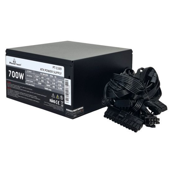 Powertech Τροφοδοτικό Για Pc Pt-1169, 700W, Atx, 140Mm Fan Powertech Τροφοδοτικό Για Pc Pt-1169, 700W, Atx, 140Mm Fan
