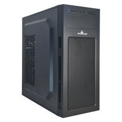 Powertech Pc Case Pt-1168 Με 550W Psu, Atx, 418X200X416Mm, Μαύρο