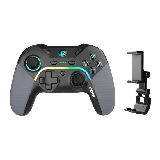 Roar Ασύρματο Gamepad Rr-0022, Switch/Pc/Ios/Android, Bluetooth, Μαύρο