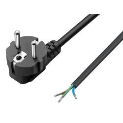 Powertech Καλώδιο Τροφοδοσίας Cab-P038, Ccs, 3X 0.75Mm², 1.8M, Μαύρο Powertech Καλώδιο Τροφοδοσίας Cab-P038, Ccs, 3X 0.75Mm², 1.8M, Μαύρο