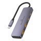 Powertech Usb Hub Cab-Uc082, 4X Θυρών, 10Gbps, Usb-C Σύνδεση, Γκρι Powertech Usb Hub Cab-Uc082, 4X Θυρών, 10Gbps, Usb-C Σύνδεση, Γκρι