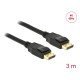 Delock Καλώδιο Displayport 1.2 83807, 4K/60Hz, 21.6 Gbps, 3M, Μαύρο Delock Καλώδιο Displayport 1.2 83807, 4K/60Hz, 21.6 Gbps, 3M, Μαύρο