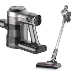 Bruno Επαναφορτιζόμενη Ηλεκτρική Σκούπα 2 Σε 1 Brn-0160, 200W, Ασημί