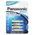 Panasonic Αλκαλικές Μπαταρίες Evolta, Aaa/Lr03, 1.5V, 4Τμχ