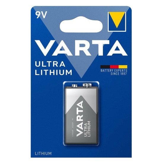 Varta Μπαταρία Λιθίου Ultra, 9V, 1Τμχ