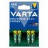 Varta Επαναφορτιζόμενες Μπαταρίες Λιθίου, Aaa, 550Mah, 1.2V, 4Τμχ