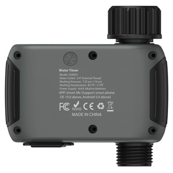 Inhocon Smart Προγραμματιστής Ποτίσματος Sgw03Bt, Bluetooth, Ip55 Inhocon Smart Προγραμματιστής Ποτίσματος Sgw03Bt, Bluetooth, Ip55