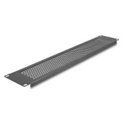 Delock Κάλυμμα Panel 67036 Για 19"/2U Rack, Με Αεραγωγούς, Μαύρο