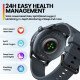 Zeblaze Smartwatch Btalk 3 Pro, Heart Rate, 1.43" Amoled, Γκρι