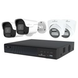 Powertech Nvr Καταγραφικό Με 4 Κάμερες Pt-1233, 4K, 4Mp, 9 Κανάλια