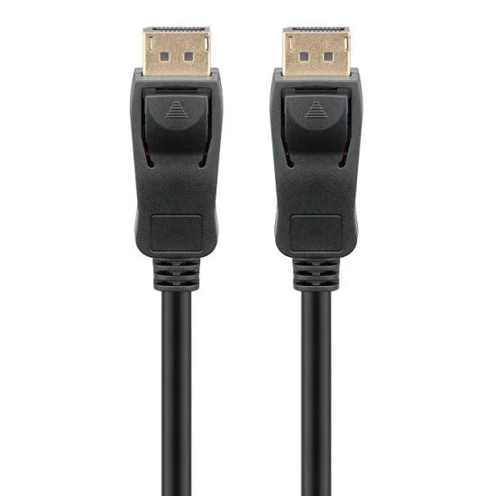 Goobay Καλώδιο Displayport 65809 Certified, 8K/60Hz 32.4 Gbps, 2M, Μαύρο