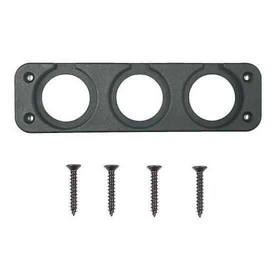 Powertech Πάνελ Πρίζας Για Σκάφη & Οχήματα Ptl-014, 3 Θέσεις, 150X43Mm Powertech Πάνελ Πρίζας Για Σκάφη & Οχήματα Ptl-014, 3 Θέσεις, 150X43Mm
