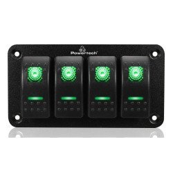 Powertech Πάνελ Σκαφών & Οχημάτων Ptl-019 Με 4X Διακόπτες, Ip65