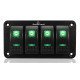 Powertech Πάνελ Σκαφών & Οχημάτων Ptl-019 Με 4X Διακόπτες, Ip65 Powertech Πάνελ Σκαφών & Οχημάτων Ptl-019 Με 4X Διακόπτες, Ip65