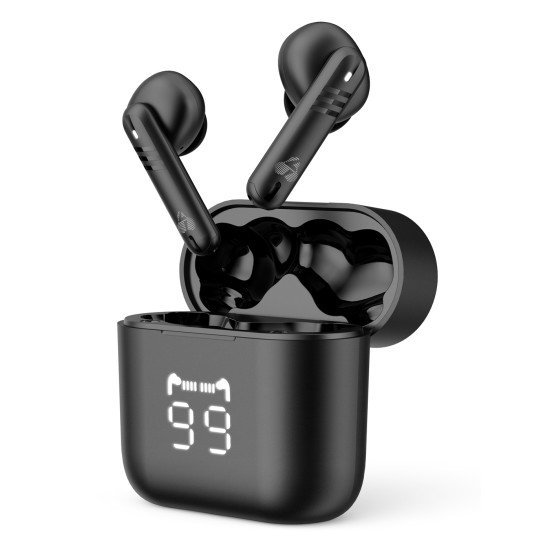 Powertech Earphones Με Θήκη Φόρτισης Pt-1227, Tws, Enc, 30/480Mah, Μαύρα Powertech Earphones Με Θήκη Φόρτισης Pt-1227, Tws, Enc, 30/480Mah, Μαύρα