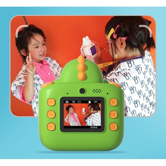 Wowkids Παιδική Φωτογραφική Μηχανή K64 Με Εκτυπωτή, 26Mp, 2", Πράσινη Wowkids Παιδική Φωτογραφική Μηχανή K64 Με Εκτυπωτή, 26Mp, 2", Πράσινη