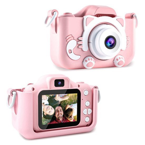 Wowkids Παιδική Φωτογραφική Μηχανή C05 Με 2" Οθόνη, 8Mp, Ροζ Wowkids Παιδική Φωτογραφική Μηχανή C05 Με 2" Οθόνη, 8Mp, Ροζ