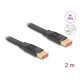 Delock Καλώδιο Displayport 81006, Flat, 8K/60Hz 32.4 Gbps Hdr, 2M, Μαύρο Delock Καλώδιο Displayport 81006, Flat, 8K/60Hz 32.4 Gbps Hdr, 2M, Μαύρο