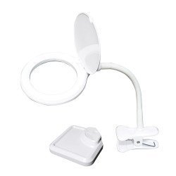 Proskit Μεγεθυντικός Φακός Ma-1010U, Κλιπ & Βάση, Led, 3D 1.75X, Λευκός