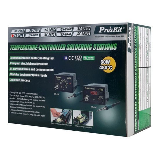 Proskit Σταθμός Συγκόλλησης Ss-207B Με Κολλητήρι, 60W, 200~480 °C Proskit Σταθμός Συγκόλλησης Ss-207B Με Κολλητήρι, 60W, 200~480 °C