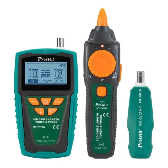 Proskit Tester Καλωδίων Δικτύου Mt-7071N Για Rj45/11/12 & Bnc Proskit Tester Καλωδίων Δικτύου Mt-7071N Για Rj45/11/12 & Bnc